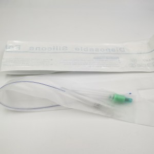 ពីរផ្លូវបីទំហំផ្សេងគ្នា Silicone Balloon Urinary Foley Catheter