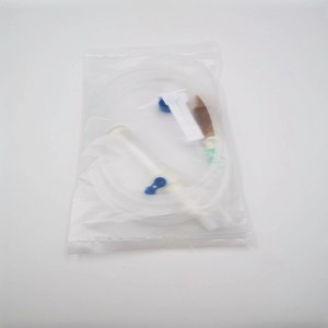 Tsev kho mob phais Soft Disposable Medical Sterile Burette IV Infusion Set
