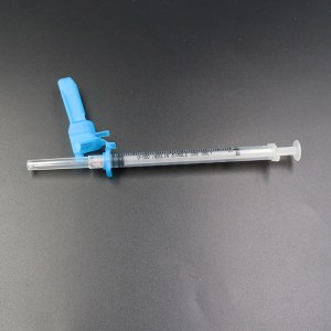 0,3 ml, 0,5 ml, 1 ml medicinska insulinska brizga za enkratno uporabo z iglo
