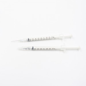 Siringa per insulina monouso per fornitura medica approvata CE/FDA