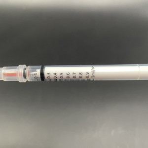 Thibela Tšoaetso 1ml 3ml 5ml 10ml Auto Retractable Safety Syringe bakeng sa syringe ea Auto Destruct