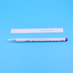 Caneta marcadora cirúrgica médica para tatuagem, caneta marcadora cirúrgica para pele 0,5 mm 1 mm