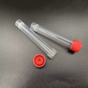 Tubo de recolección de muestreo de virus de sangre al vacío de material plástico de 5 ml