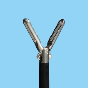 Laparoscopic တူရိယာ အစိမ်းရောင် Knob Disposable Laparoscopic Graspers
