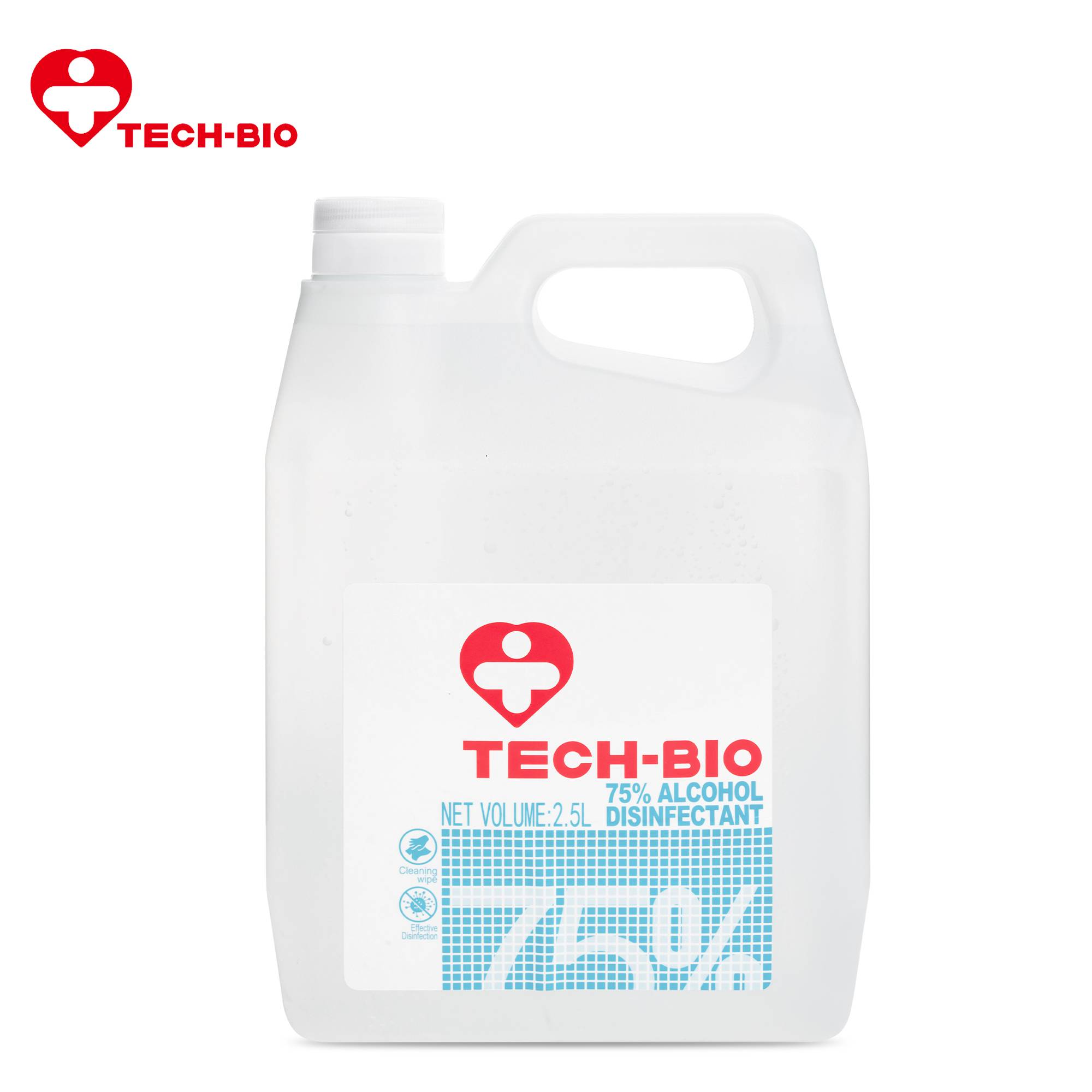 2.5L 75 Alcohol Disinfectant TECH-BIO