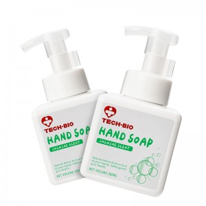 Hand Wash Soap Mousse Sanitizer Alcohol Free supplier Jasmine Flavor