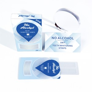 Professional Effective Whitening Mint Flavor Alcohol-free Teeth Whitening Strips For Home Use