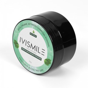 IVISMILE Organic Natural Activated Charcoal Cleaning Removal Stains Tooth Black Powder