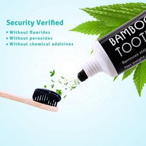 Wholesale Professional 105g Black Charcoal Mint Best Flouride Free Toothpaste