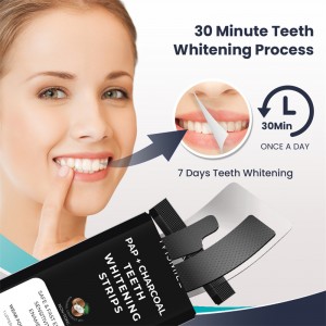 Dental Recommend Custom Logo Free from Sensitivity Pap Teeth Whitening Strips