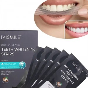 Dental empfiehlt individuelles Logo, frei von Sensitivity Pap-Zahnaufhellungsstreifen