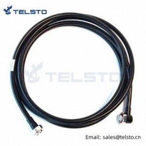 1/2″super flex Jumper cable, DIN 7/16 male to DIN 7/16 male right angle