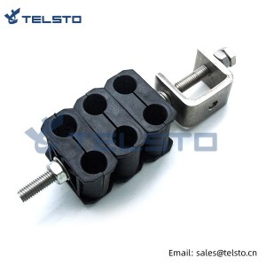 Feeder clamp for 12’’ cable 6 holes