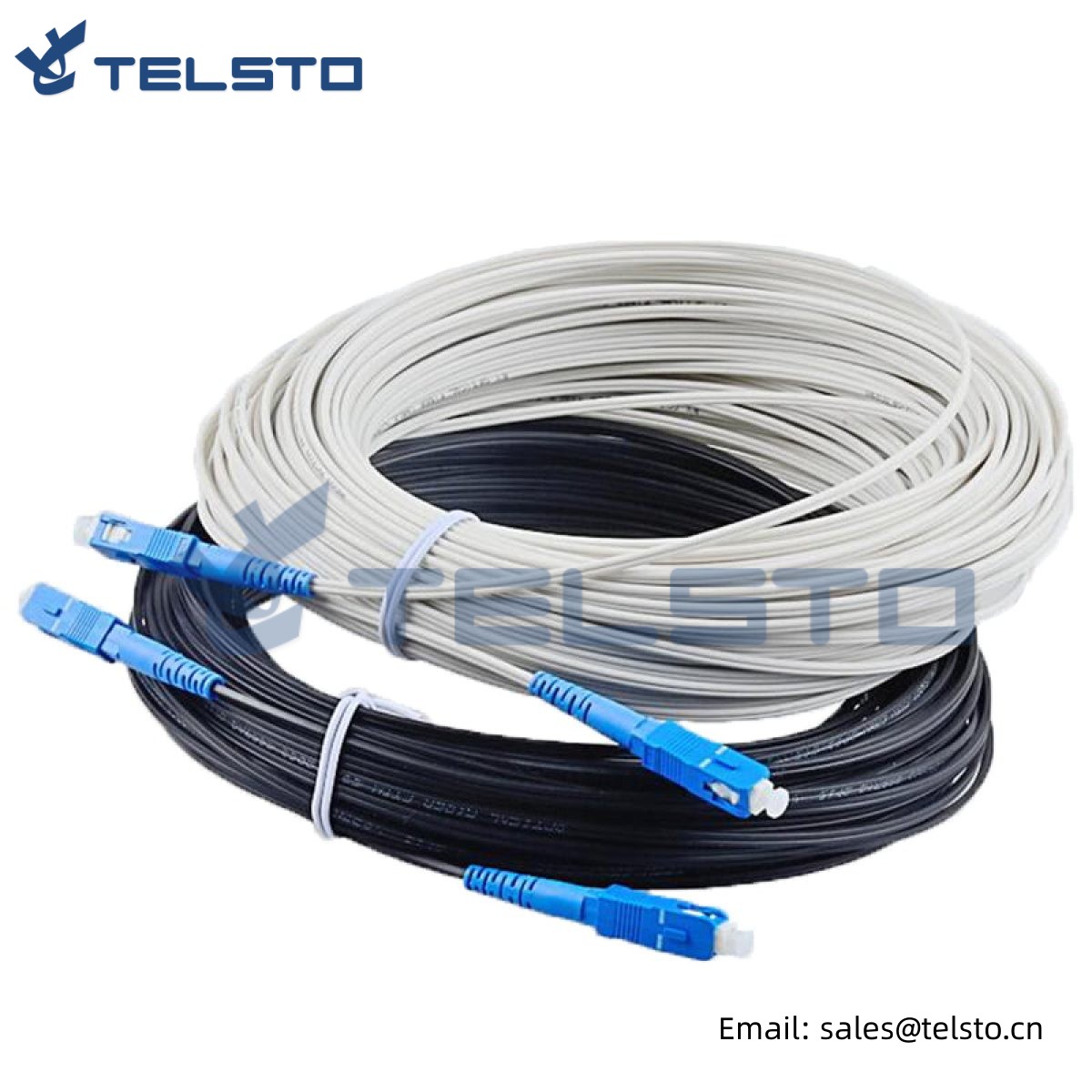 Sc UPC-Sc UPC Black FTTH Indoor outdoor Drop Cable Patch Cord