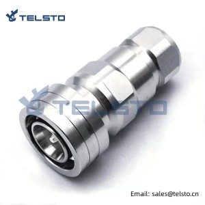 4.3-10 Male connector for 1/2” flexible RF cable