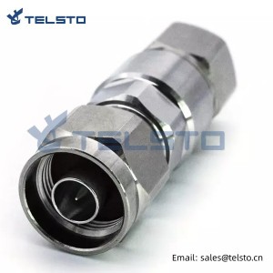 N Male connector for 1/2″ Super flexible RF cable
