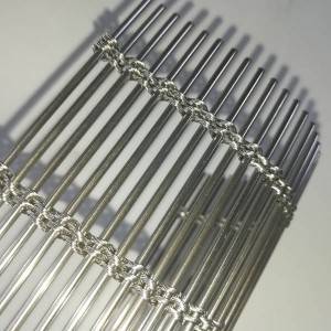 One of Hottest for China Tec-Sieve Stainless Steel Wire Rope Diamond Ferruled Mesh with Frame