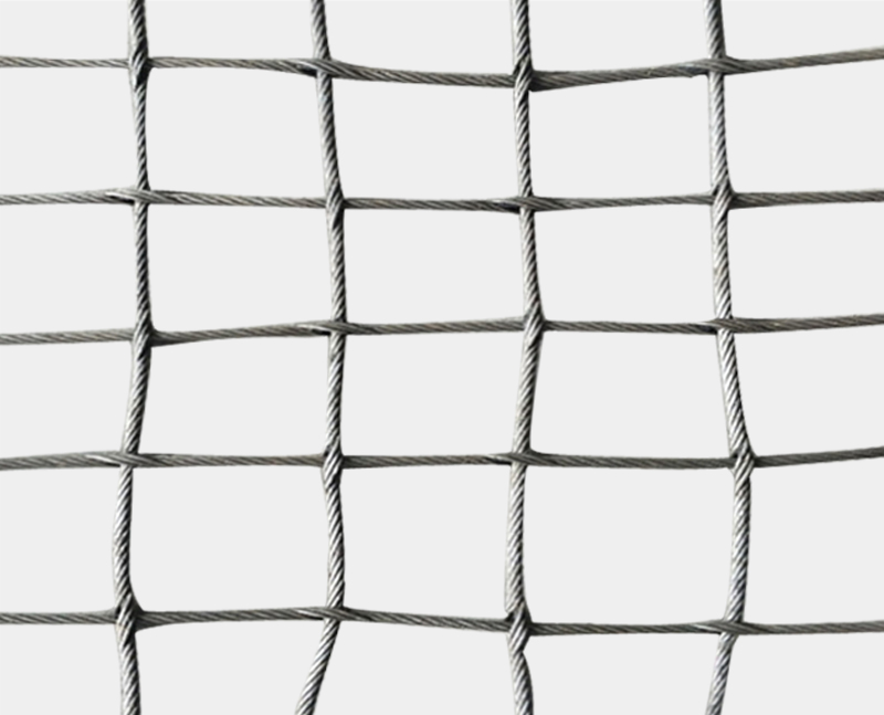 High Quality for Stainless Steel Rope Mesh Fence - Stainless Steel Cable Square Woven Mesh – Gepair