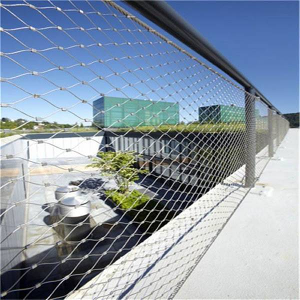 China Reasonable price Deck Railing Mesh - Balustrde and railing protection  stainless steel wire rope mesh net – Gepair factory and suppliers