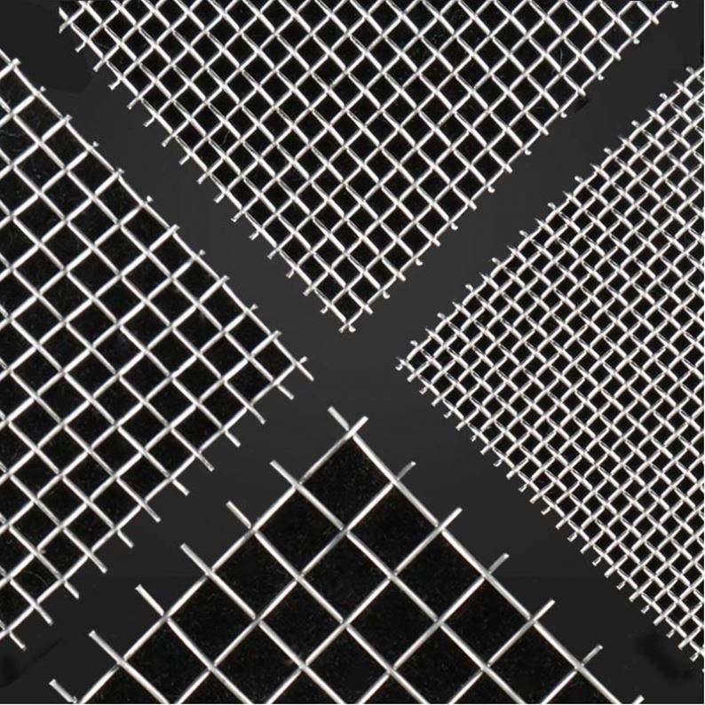 High Quality 304 Stainless Steel Square Metal Woven Sieving Screen Filter Wire Mesh for Polymer Extruder Screens