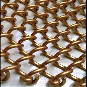 Wholesale Price Rhinestone Metal Mesh Sheet - Metal coil drapery – Gepair