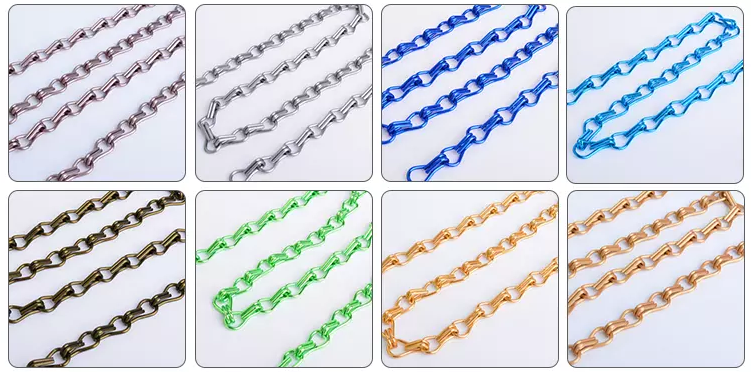 OrangeA Aluminum Metal Chain Curtain 84×35 Inch Silver Chain Curtain Fly Pest Insect Door Screen Curtain Control
