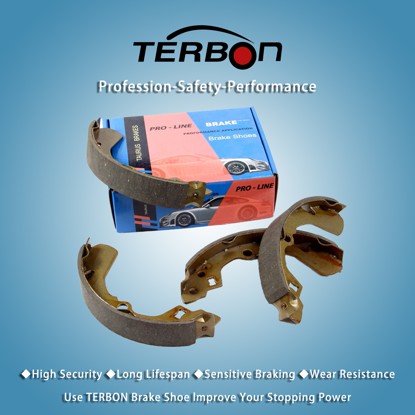 تطلق Terbon أحذية فرامل جديدة عالية الأداء للمحور الأمامي لتحسين أداء فرملة السيارة