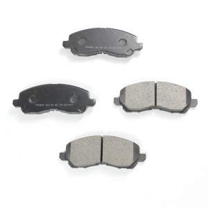 MK D6108 FRONT AXLE BRAKE PAD WITH EMARK CERTIFICATE FOR MITSUBISHI PEUGEOT DODGE