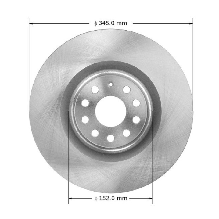 3Q0 615 601 Wholesale Car Parts Disk Brake Disc For Audi