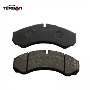 Efficient WVA29121 Rear Brake Pad Semi-Metal Disc Brake Pads for Iveco Daily
