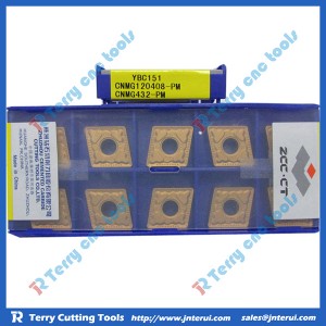 factory customized Cutting Board Insert - ZCCCT original wholesale price CNC turning inserts CNMG120408-PM YBC151 – Terry
