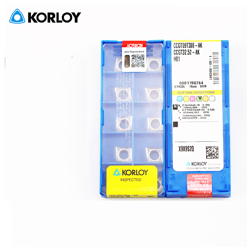 Fixed Competitive Price Carbide Insert Grindings - Korloy CCGT inserts cnc aluminum inserts CCGT09T308-AK H01 – Terry