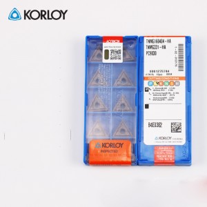 Hot Sale for Grooving Carbide Inserts - Korloy Tungsten Carbide Turning Inserts TNMG160404-HA-PC9030 – Terry