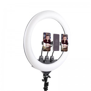 OEM/ODM Factory Portable Ring Light - TR22 Ring Light 22 inch 55cm 18 LED Dimmable Video Ring Light – TEYELEEC