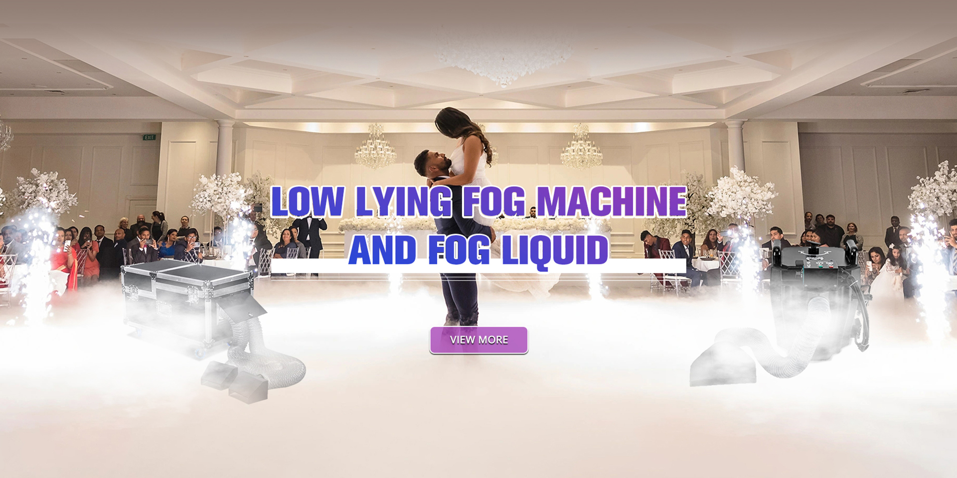LOW LYING FOG MACHINE AND FOG LIQUID