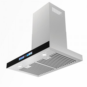 36 Inch Wall Mounted or Under Cabinet Voice Control Range Hood T Shape