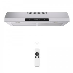 Under Cabinet Range Hood 30-Inch, Convertible Vent Out or Ductless Slim Hood Fan 36”/24” 600 CFM Powful Kitchen Vent Hood