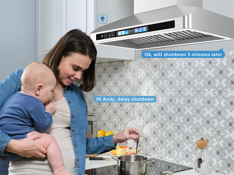 Innovate Your Kitchen Offerings: Meet Our Voice-Activated Control Range Hood