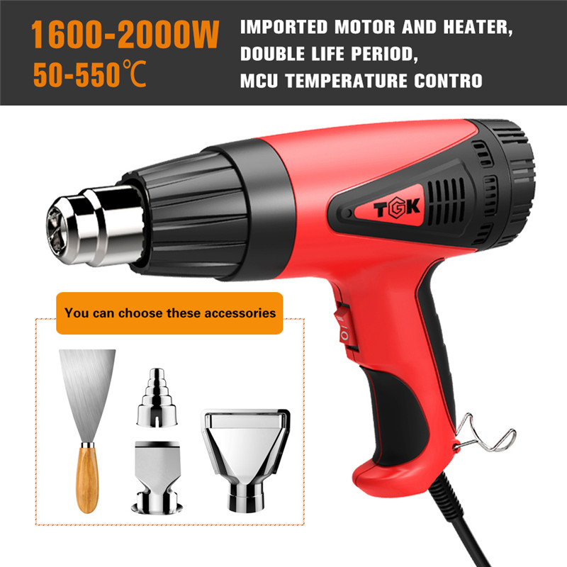 Industrial Heat Guns Help Repair Bumpers or Melt Plastic Hg5520 - China  Electric Heat Gun, Industrial Heat Gun