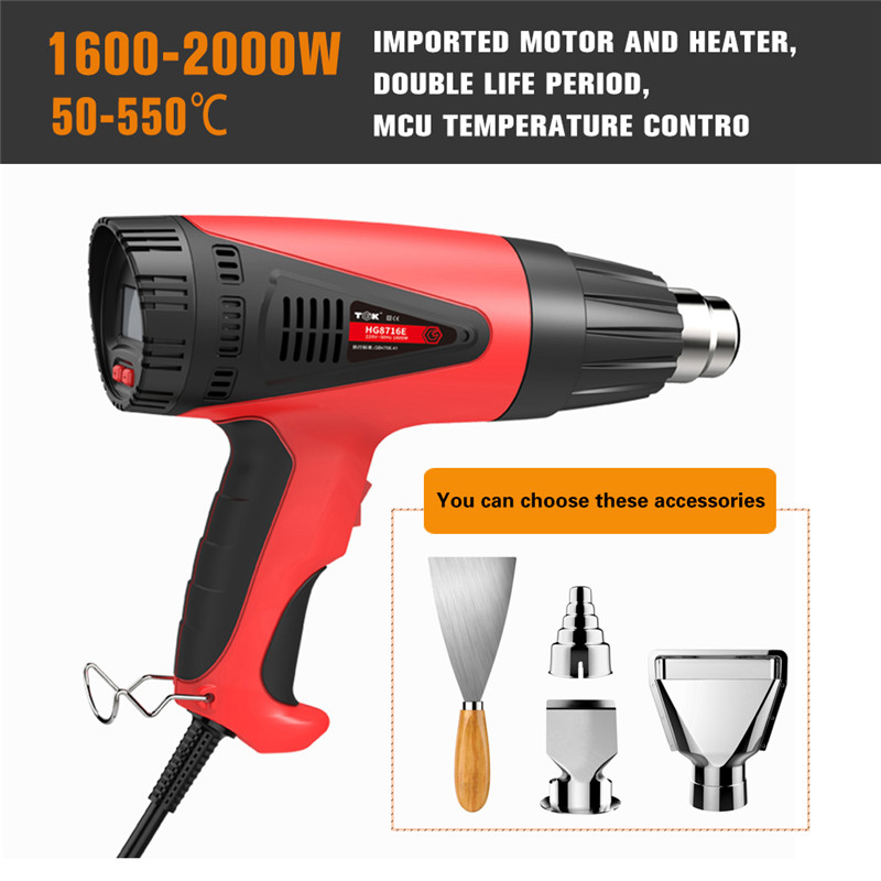 Wholesale 2000W Heat Gun Hair Dryer 110V 220V Craft Heat Gun
