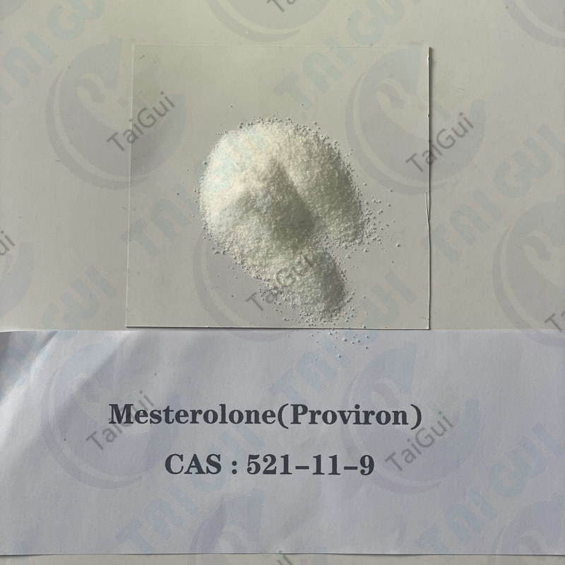 Wholesale China Raw Materials In Pharmaceutical Industry Quotes Pricelist - Mesterolone / Proviron Raw Steroids Powder Proviron for Bodybuilder Supplement CAS: 521-11-9 – Taigui