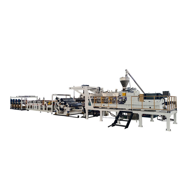 High quality Low Price High Gloss Transparent Pet PVC PE PP Twin Screw Extruder Automatic Film Plastic Sheet Manufacturing Machine