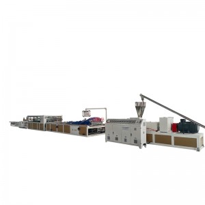 China wholesale Corrugated Sheet Makig Machine Factories –  PVC Window & Door Plastic Profile Machine – Tracy