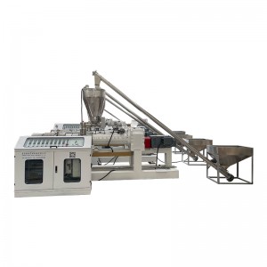 China wholesale Single Screw Extruder Factory –  High Quality WPC Door Board Making Machinery WPC Door Panel Door Frame Plastic Profile Extruder Machine Production Line – Tracy