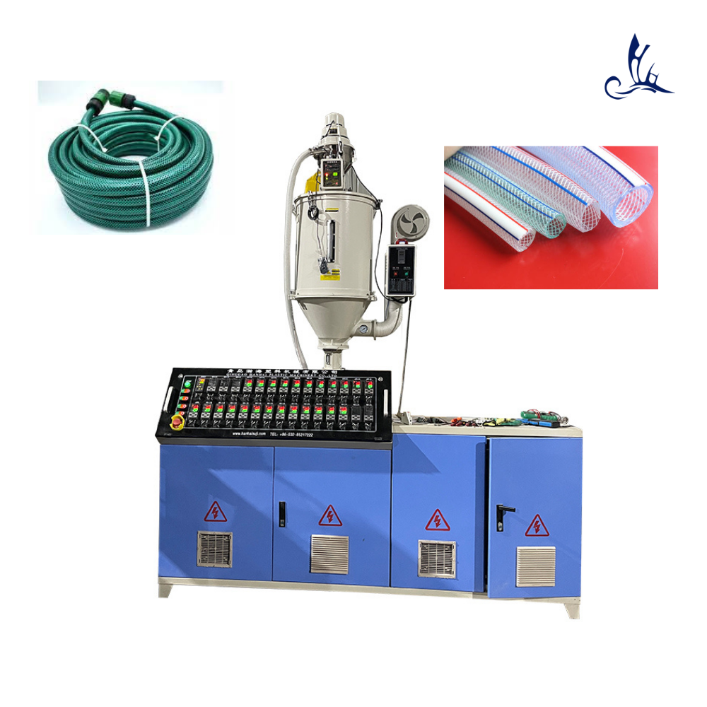 ໂຮງງານສະຫນອງ PVC Garden Hose Extrusion Machine / PVC Fiber Reinforced Hose Production Line