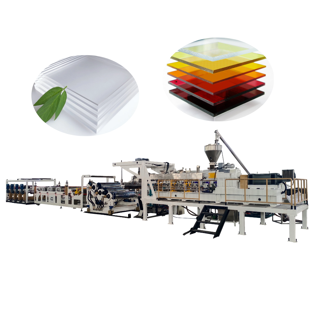 Plastic Machinery PP PE ABS Sheet Board Single Layer 2 Layers Solid Sheet Making Machinery Extrusion Line