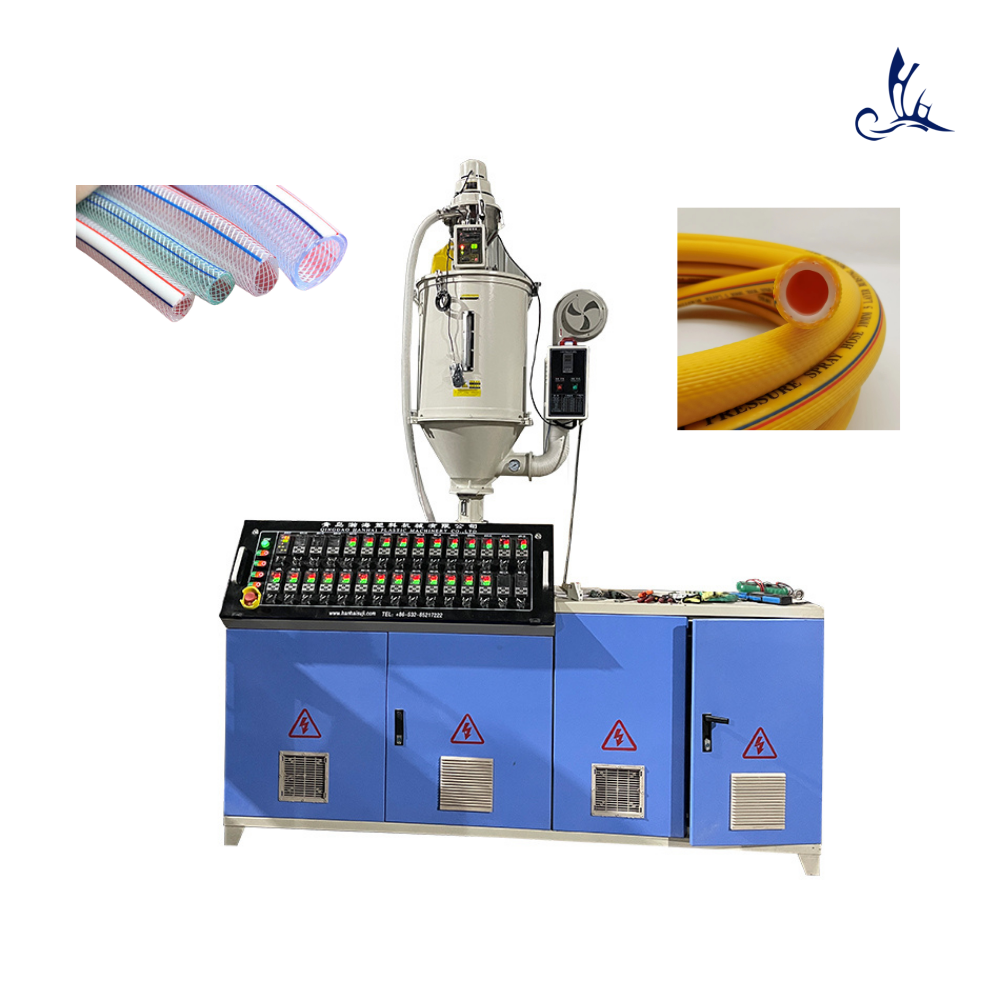 Manufacturer for Plastic Soft PVC Garden Fiber Braided Reinforced Pipe Flexible Hose/Corrugated Pipe/Tube Extrusion Making Machine