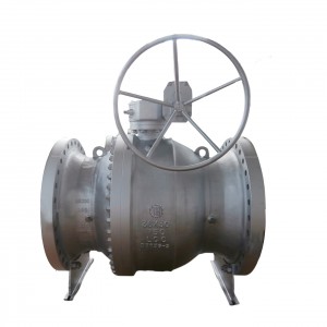 Two Pieces Trunnion Ball Valve