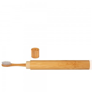 Reusable Natural No Plastic Eco Travel Essentials Bamboo Toothbrush Case