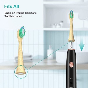 Sonicare Compostable Electric Toothbrush Replacement Bamboo Toothbrush Heads For Philips